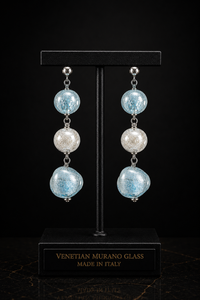Positano Azure — Murano Glass Earrings
