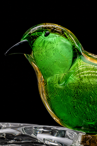 Nest of Doves — Murano Glass Sculpture — view 3
