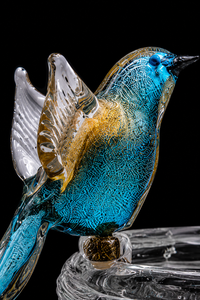 Nest of Doves — Murano Glass Sculpture — view 4