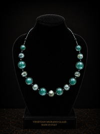 Riviera Green — Murano Glass Necklace