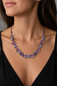 Riviera Violet — Murano Glass Necklace