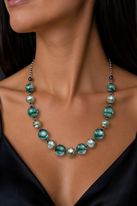 Riviera Green — Murano Glass Necklace