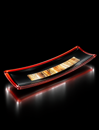 Murano Glass Centerpiece — Striato