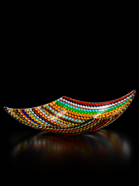 Murano Glass Diamond Centerpiece — Aquilone