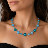 Ischia Azure — Murano Glass Necklace