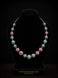 Positano Grey — Murano Glass Necklace