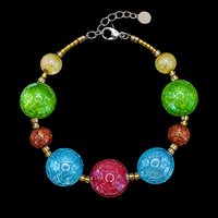 Ischia Multicolor — Pulsera de cristal de Murano