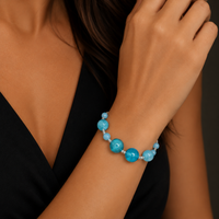 Ischia Azure — Murano Glass Bracelet