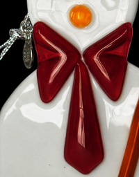 Murano Glass Christmas Snowman Ornament — Classic — view 3