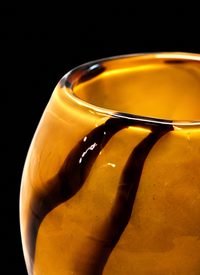 Murano Glass Shot Glasses — Amber — view 2