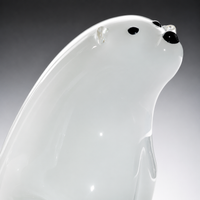 Polar Bear — Murano Glass Sculpture