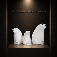 Polar Bear — Murano Glass Sculpture