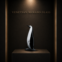 Penguin — Murano Glass Sculpture