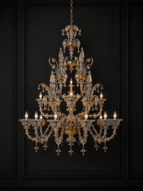 Ca' d'Oro — Murano Glass Chandelier