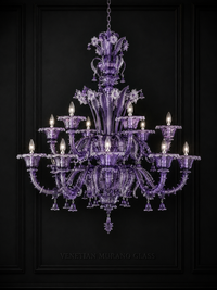 Leon — Lampadario in Vetro di Murano