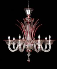 Contarini — Lampadario in Vetro di Murano