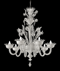 Coruna — Murano-Glas Kronleuchter