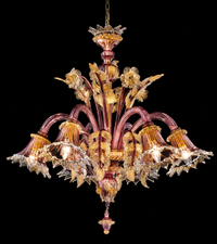 Dandolo — Lampadario in Vetro di Murano