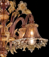 Dandolo — Lampadario in Vetro di Murano