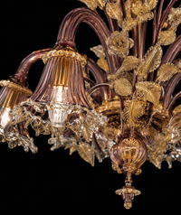 Dandolo — Lampadario in Vetro di Murano