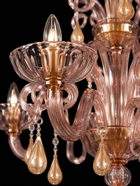 Michel — Lampadario in Vetro di Murano