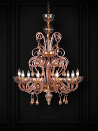 Michel — Lampadario in Vetro di Murano