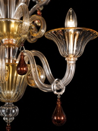 Morosini — Lampadario in Vetro di Murano