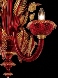 Tiziano — Murano-Glas Kronleuchter