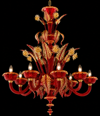 Tiziano — Murano-Glas Kronleuchter