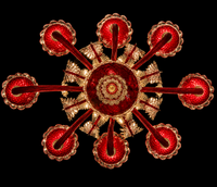 Tiziano — Murano-Glas Kronleuchter