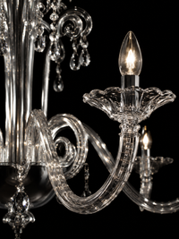 Ercolano — Murano-Glas Kronleuchter