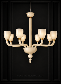 Loren — Lampadario in Vetro di Murano