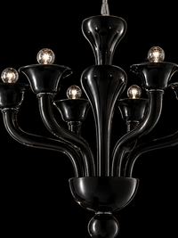 Torino — Lampadario in Vetro di Murano