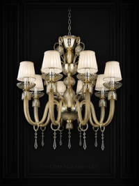 Cremlino — Lampadario in Vetro di Murano