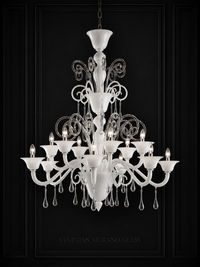 Geneve — Lampadario in Vetro di Murano