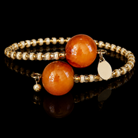 Candy Ambra — Bracciale in Vetro di Murano