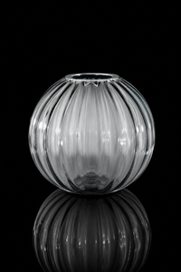 Giotto — Murano Glass Vase — Silver