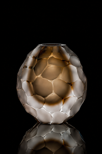 Invidia — Murano Glass Vase — Amber