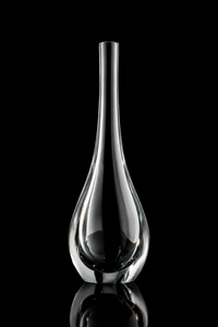 Narciso — Murano Glass Vase — Silver
