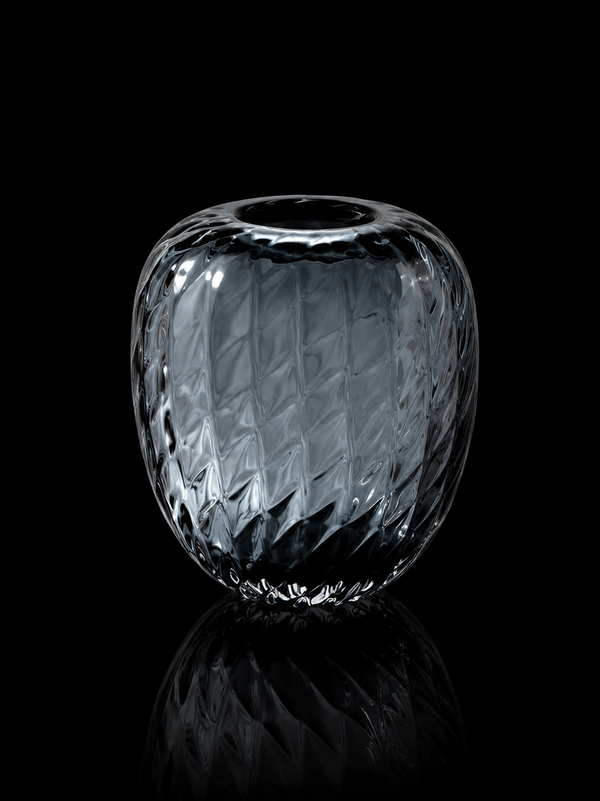 Treccia — Jarrón de Cristal de Murano