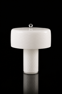 Cocca — Murano Glass Table Lamp — White