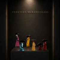 Figure Cinesi — Scultura in Vetro di Murano