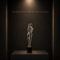 Die Liebenden — Murano-Glas Skulptur