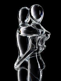 Die Liebenden — Murano-Glas Skulptur