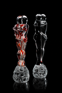 Die Liebenden — Murano-Glas Skulptur