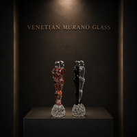 Die Liebenden — Murano-Glas Skulptur