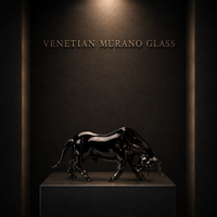 Toro — Scultura in Vetro di Murano
