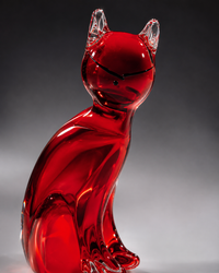Chat — Sculpture en Verre de Murano