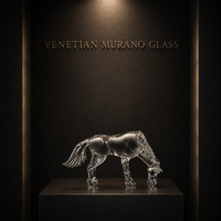 Cavallo — Scultura in Vetro di Murano