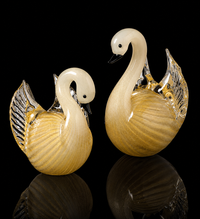 Cigno — Scultura in Vetro di Murano